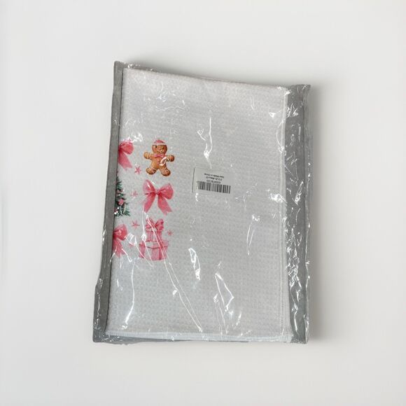 Vintage Christmas Kitchen Towels Coquette Red Bow Christmas Dish Towels for K... - Picture 8 of 8